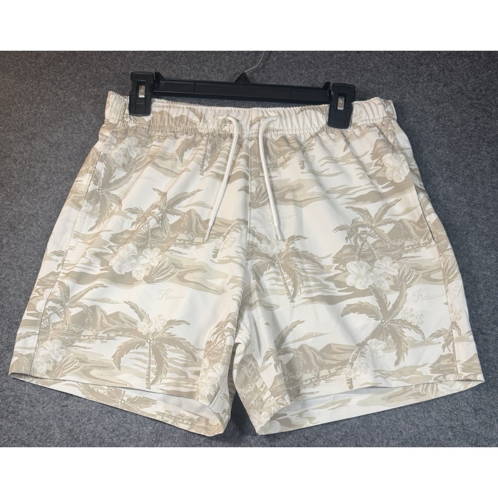 Hollister Men's Tropical Print Hawaii Volley Swim Trunks Small Size‎